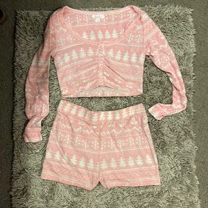 Super cozy pajama set, size medium